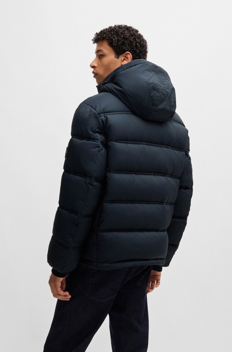 Hugo Boss Chaqueta Acolchada Relaxed Fit De Tejido Repelente Al Agua