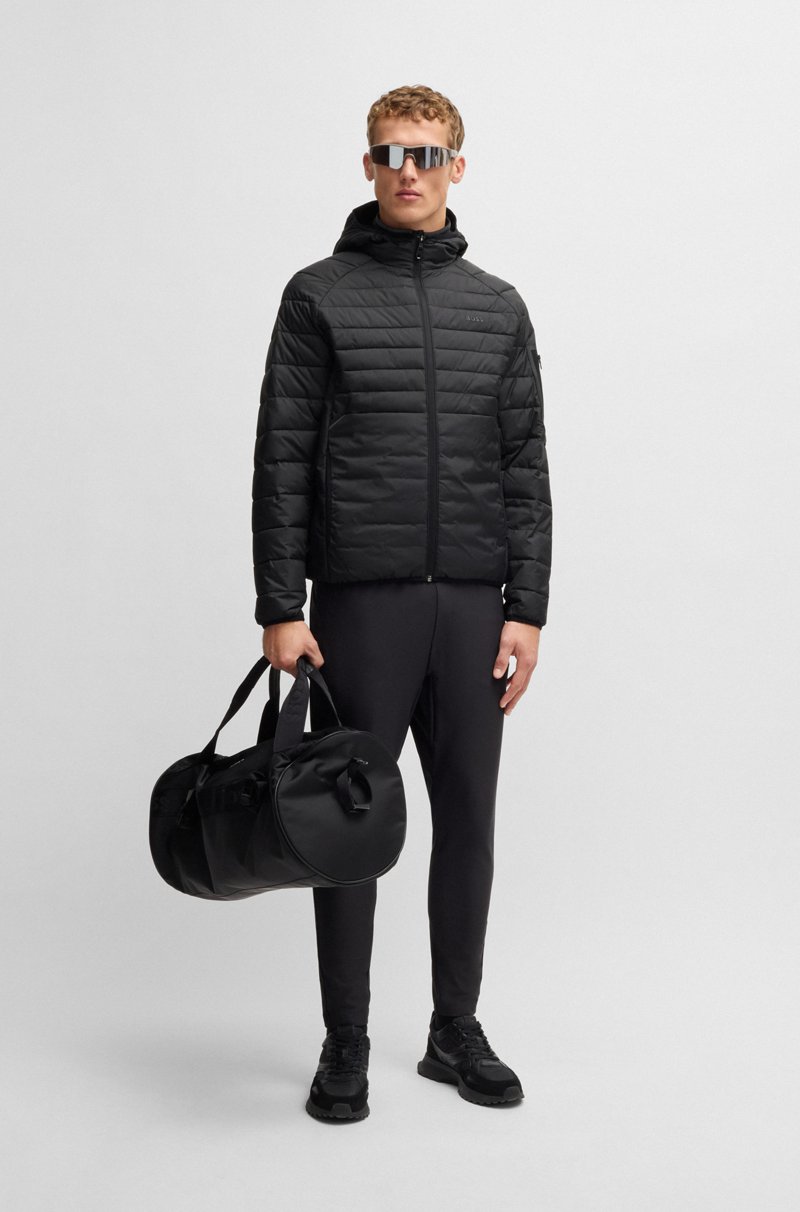 Hugo Boss Chaqueta Acolchada Repelente Al Agua Con Bolsillo En La Manga