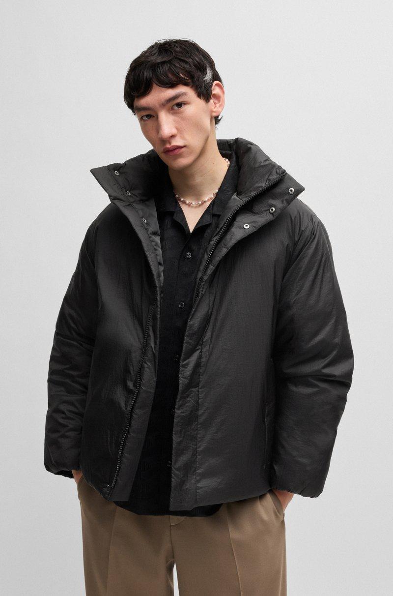 Hugo Boss Chaqueta acolchada repelente al agua con cierre oculto