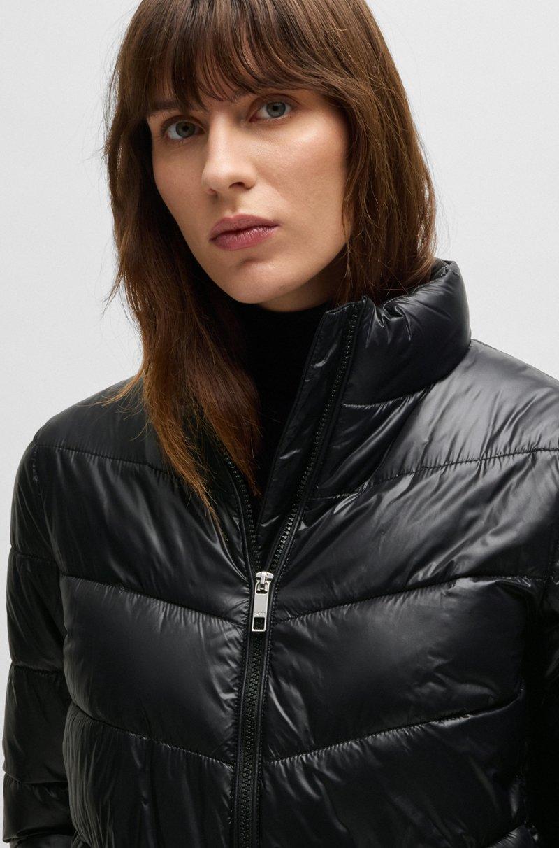 Hugo Boss Chaqueta Acolchada Repelente Al Agua Con Cremallera Bidireccional