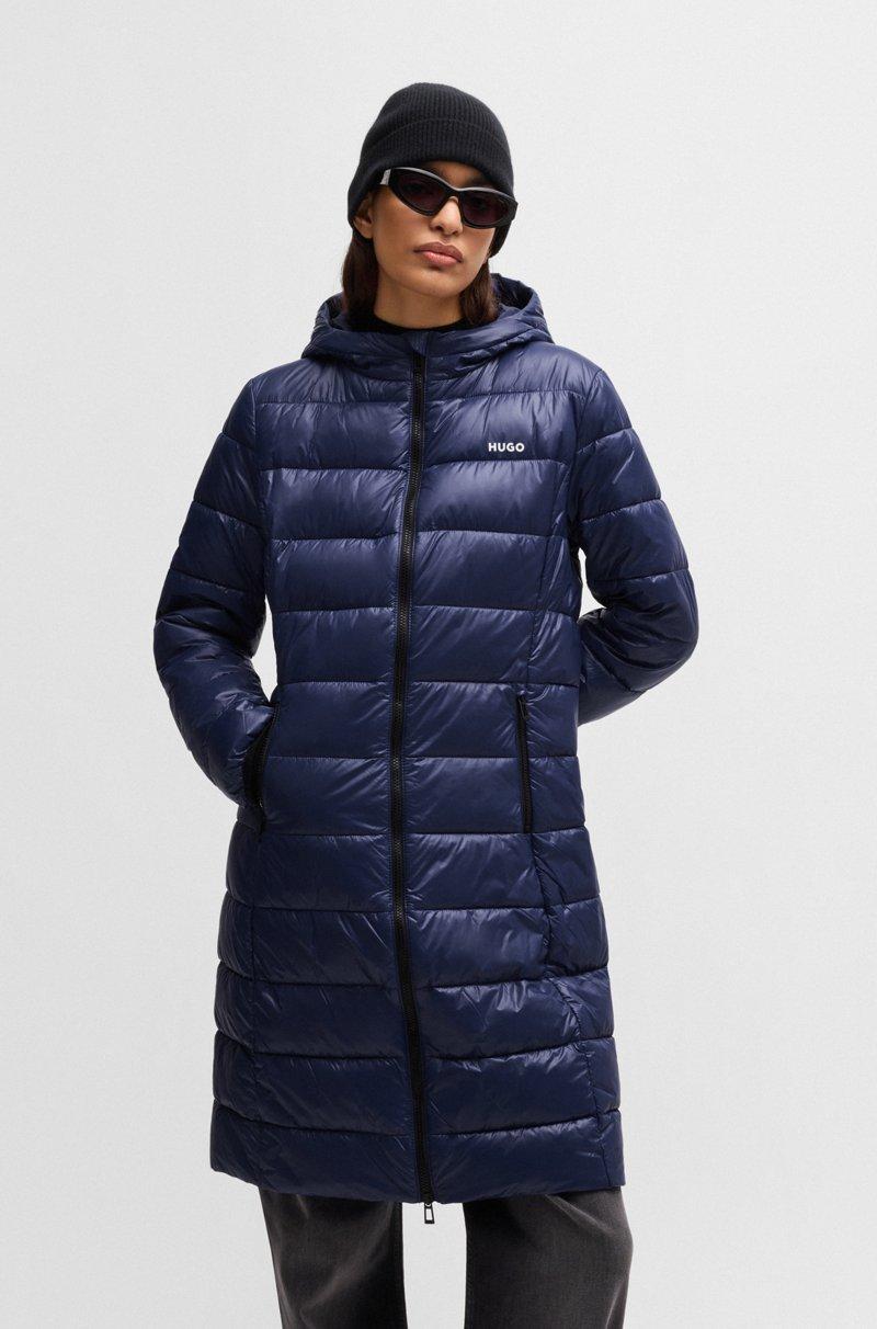 Hugo Boss Chaqueta acolchada repelente al agua con detalle del logo