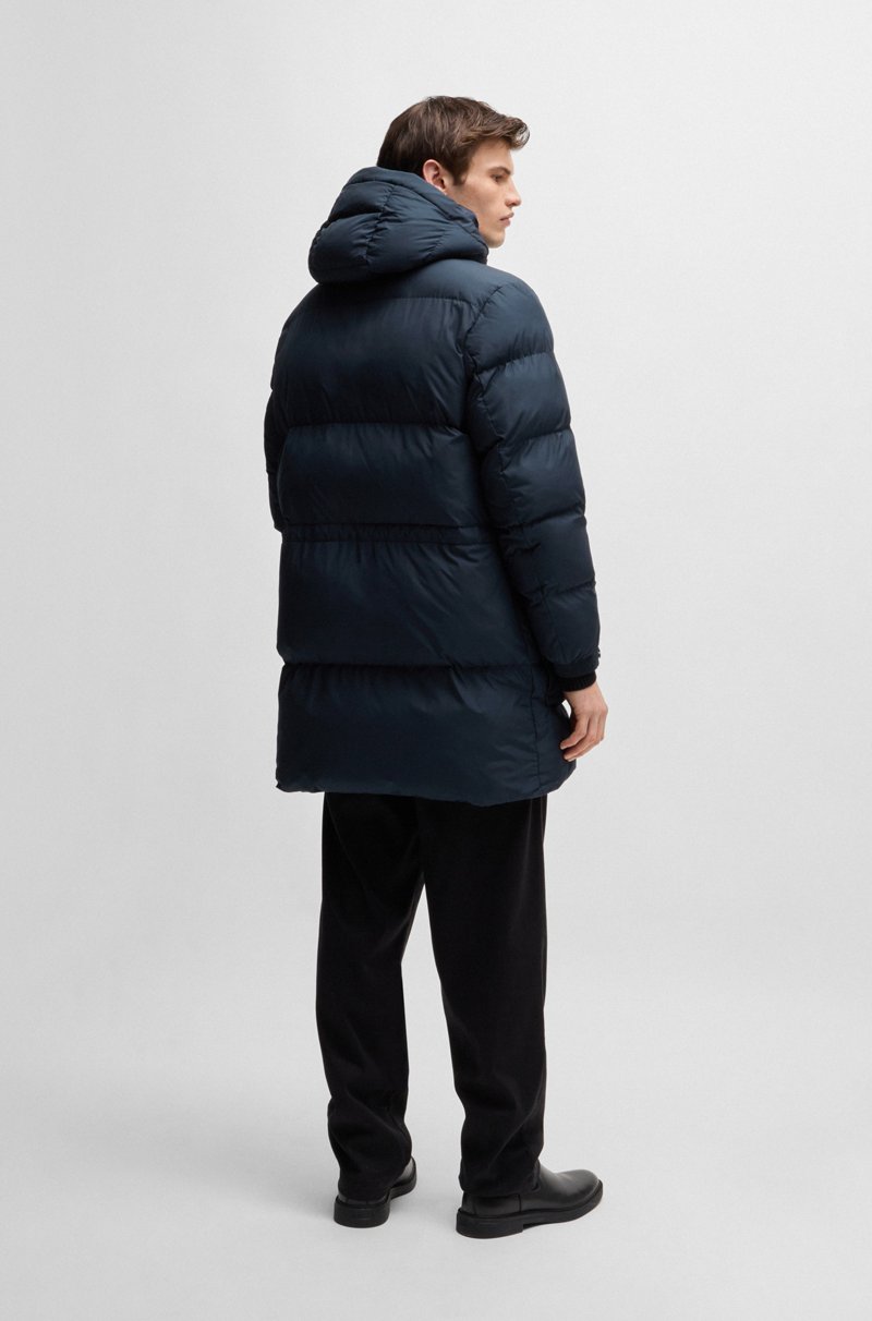 Hugo Boss Chaqueta Acolchada Repelente Al Agua Con Detalle De Logo