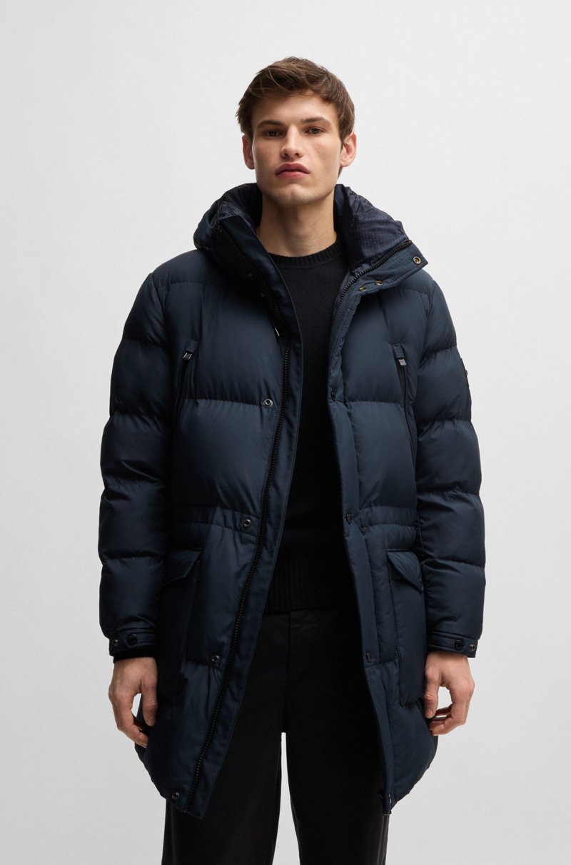 Hugo Boss Chaqueta acolchada repelente al agua con detalle de logo