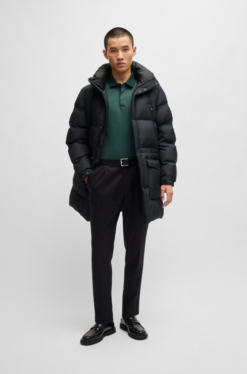 Hugo Boss Chaqueta Acolchada Repelente Al Agua Con Detalle De Logo