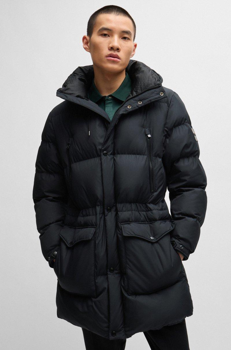 Hugo Boss Chaqueta acolchada repelente al agua con detalle de logo