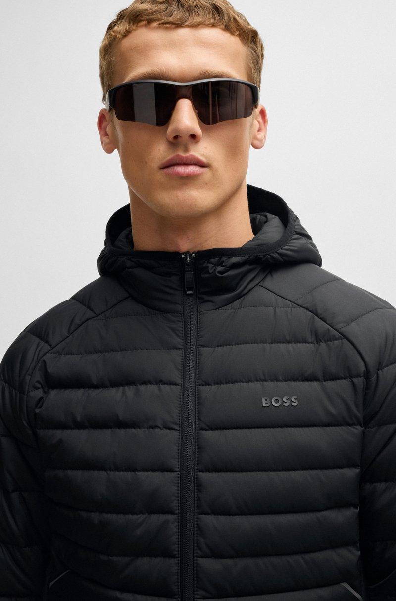 Hugo Boss Chaqueta Acolchada Repelente Al Agua Con Detalles Reflectantes Decorativos
