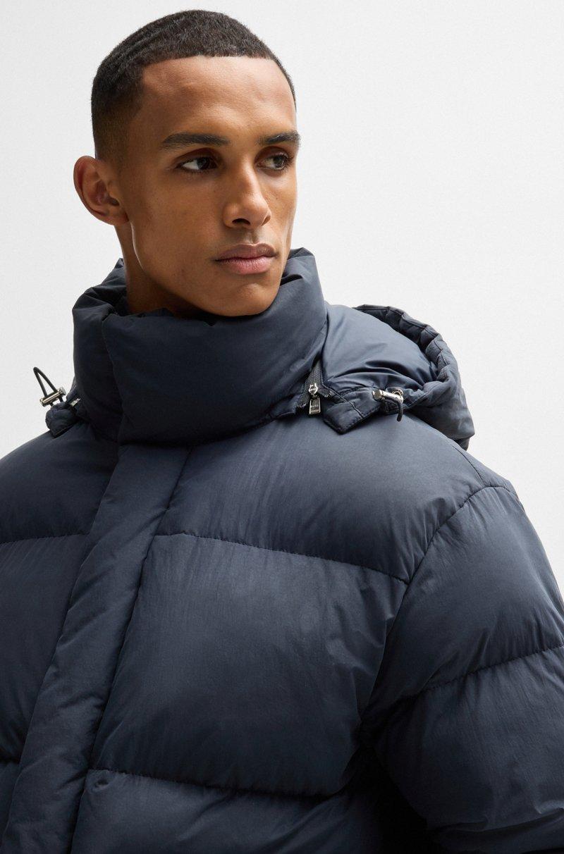 Hugo Boss Chaqueta Acolchada Repelente Al Agua Con Monograma Double B