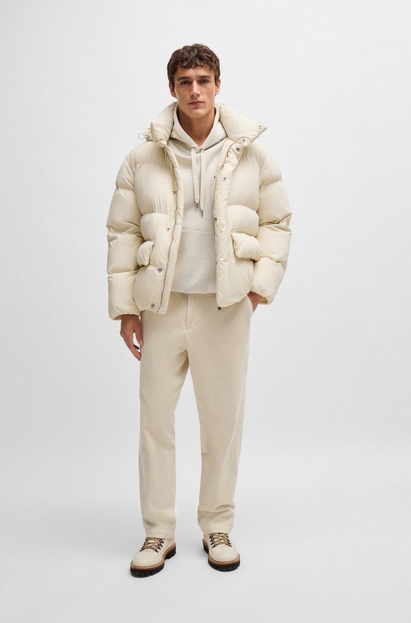 Hugo Boss Chaqueta Acolchada Repelente Al Agua Con Monograma Double B