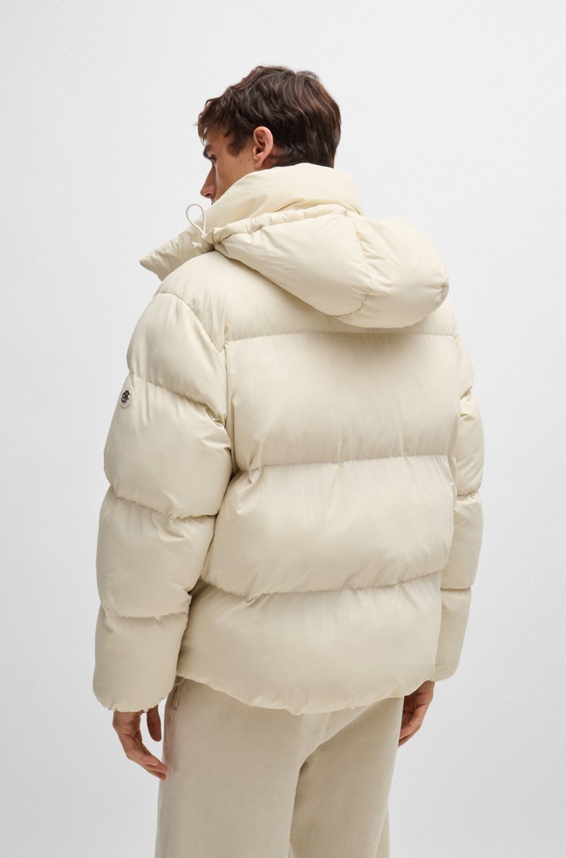 Hugo Boss Chaqueta Acolchada Repelente Al Agua Con Monograma Double B