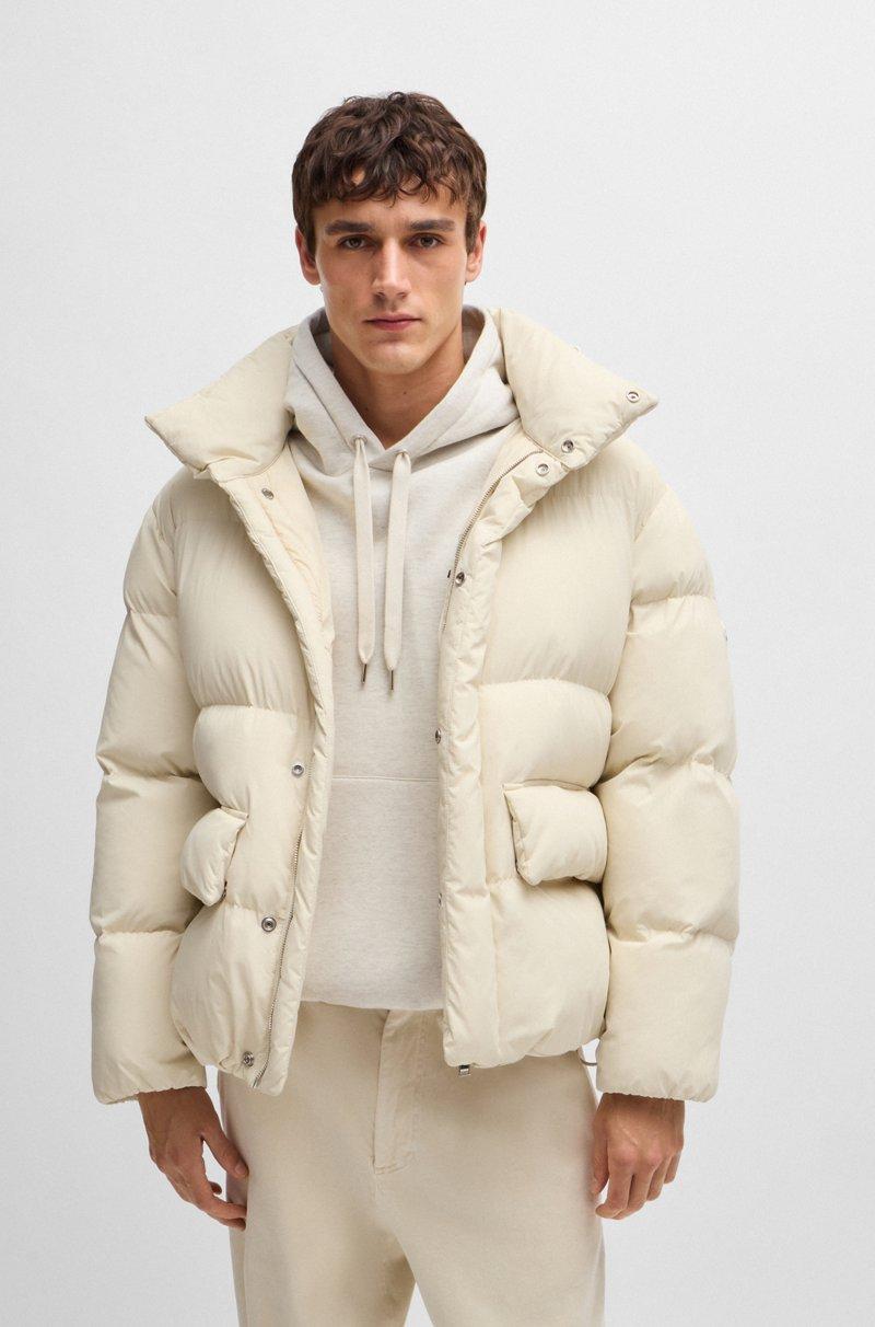 Hugo Boss Chaqueta acolchada repelente al agua con monograma Double B