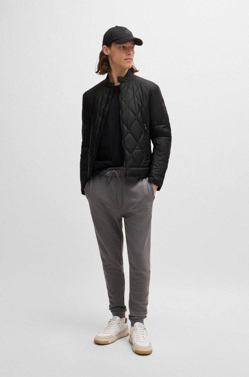Hugo Boss Chaqueta Biker Repelente Al Agua Con Motivo En Guateado