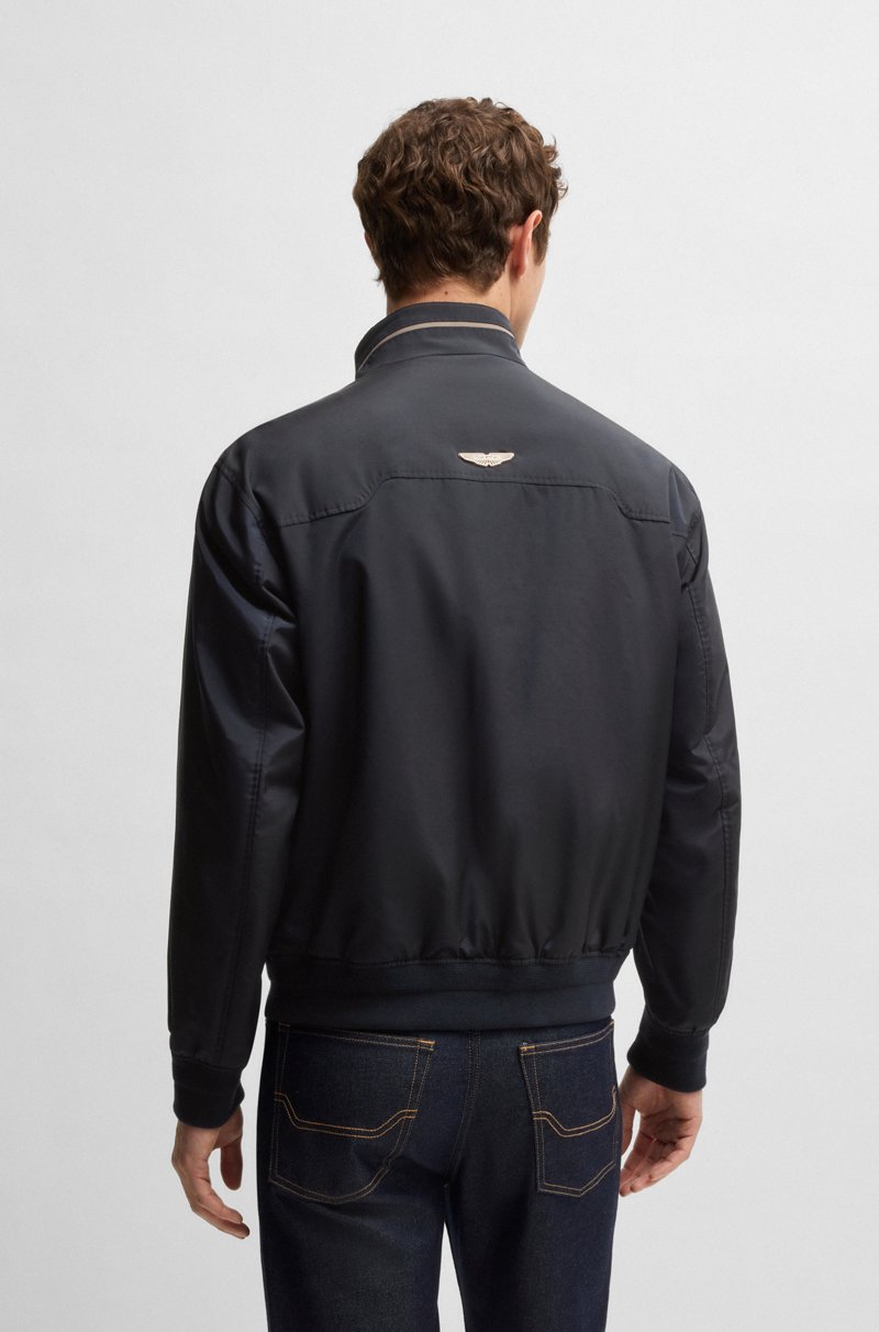 Hugo Boss Chaqueta Bomber BOSS X ASTON MARTIN Repelente Al Agua Con Detalles De Nobuk