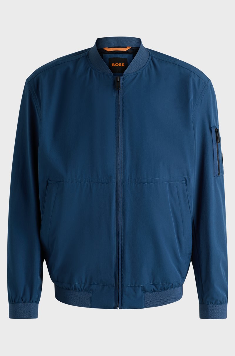 Hugo Boss Chaqueta bomber de membrana multielástica arrugada