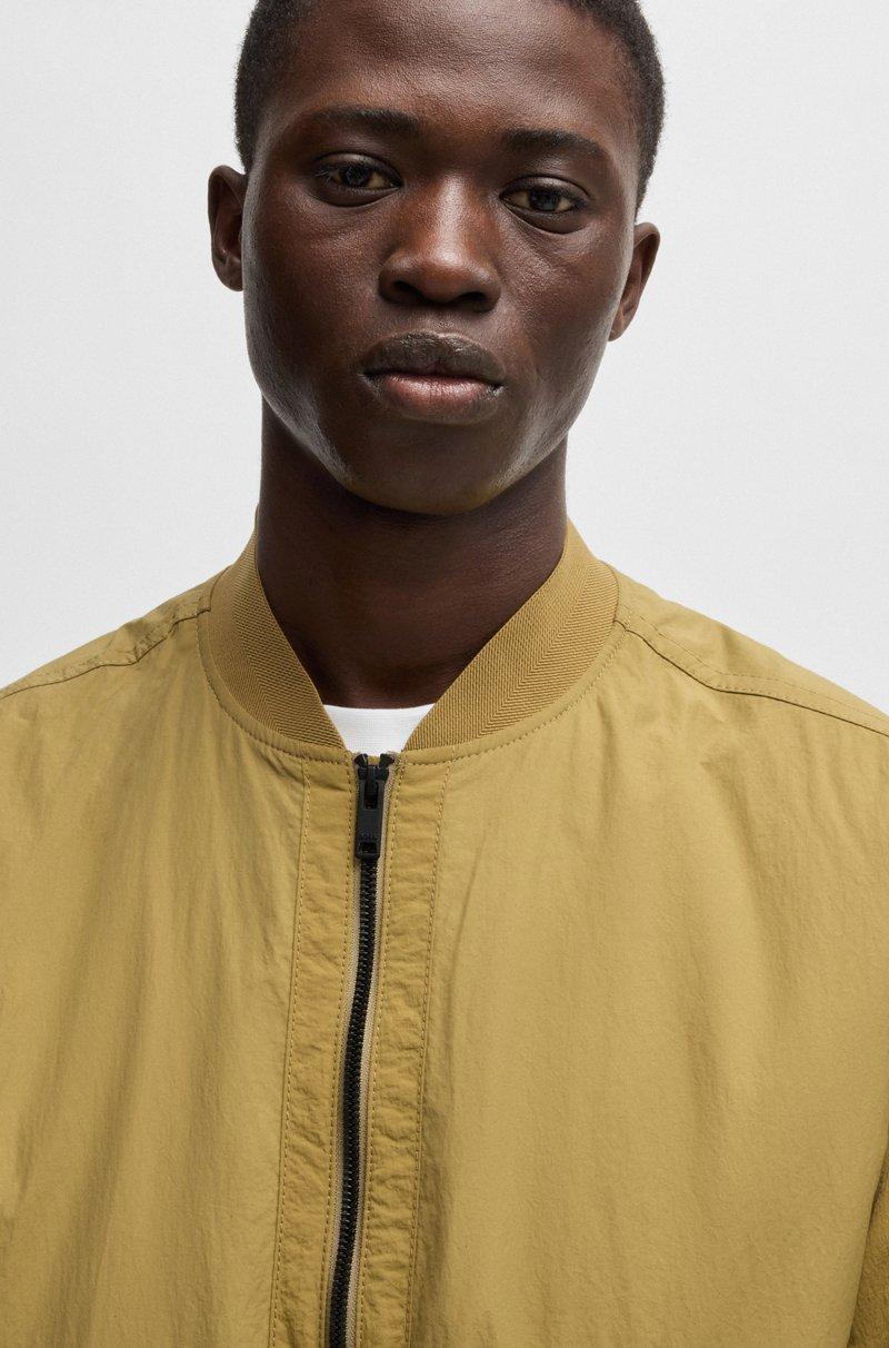 Hugo Boss Chaqueta Bomber Repelente Al Agua Con Insignia De Logo