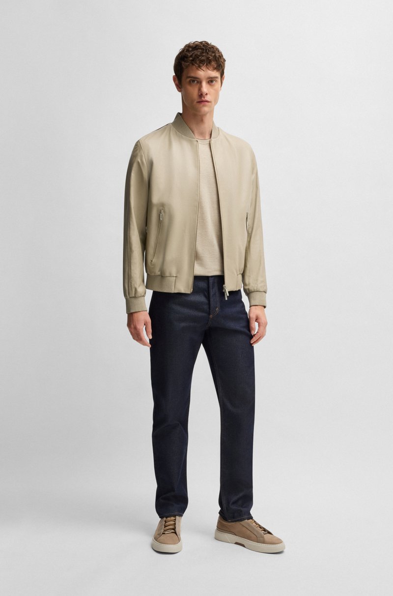 Hugo Boss Chaqueta BOSS X ASTON MARTIN De Piel De Napa Con Detalles Calados