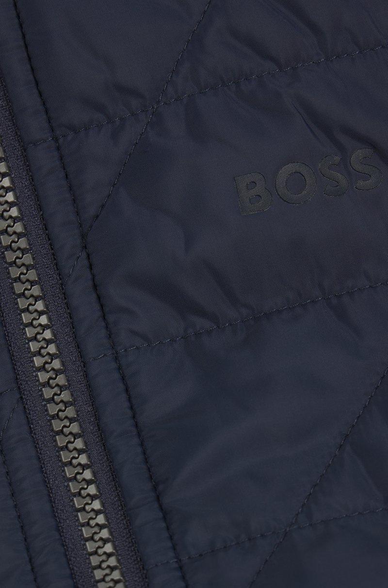 Hugo Boss Chaqueta Con Cremallera Para Niños Con Monograma Double B