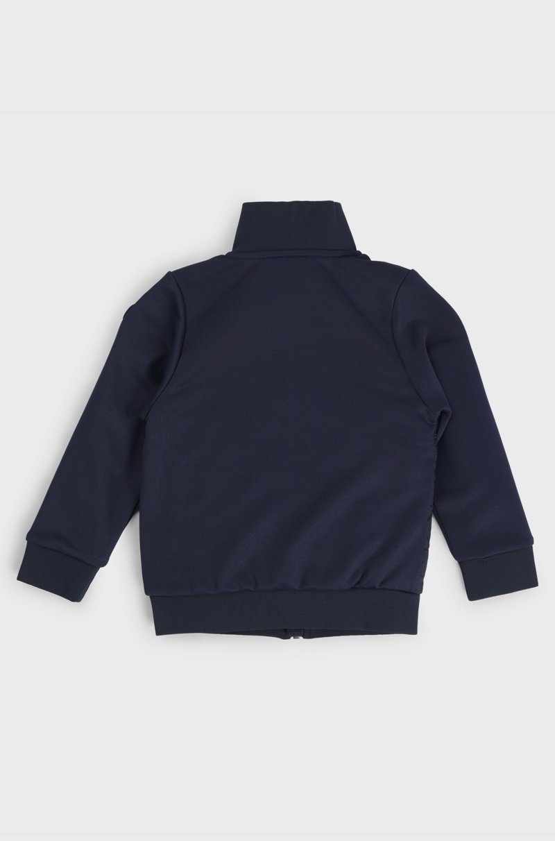Hugo Boss Chaqueta Con Cremallera Para Niños Con Monograma Double B