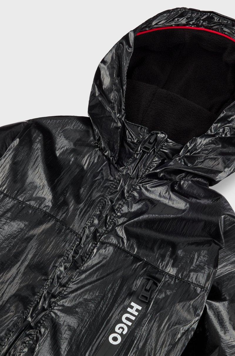 Hugo Boss Chaqueta Cortavientos De Tejido Recubierto Con Película Para Niños Con Logo En La Espalda