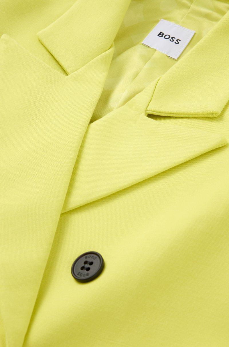 Hugo Boss Chaqueta Cruzada En Tejido Elástico Para Niños