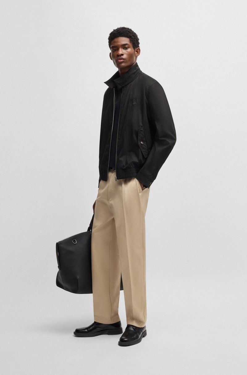 Hugo Boss Chaqueta De Algodón Con Monograma Double B