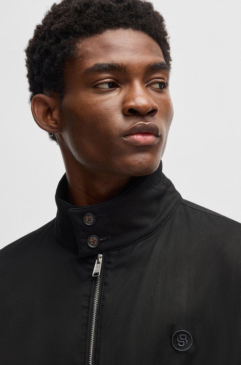 Hugo Boss Chaqueta De Algodón Con Monograma Double B