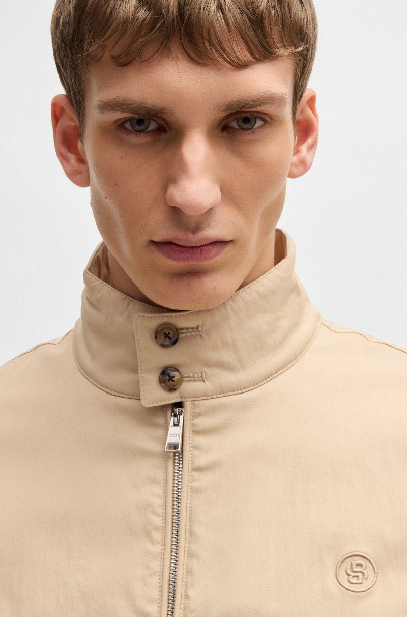 Hugo Boss Chaqueta De Algodón Con Monograma Double B