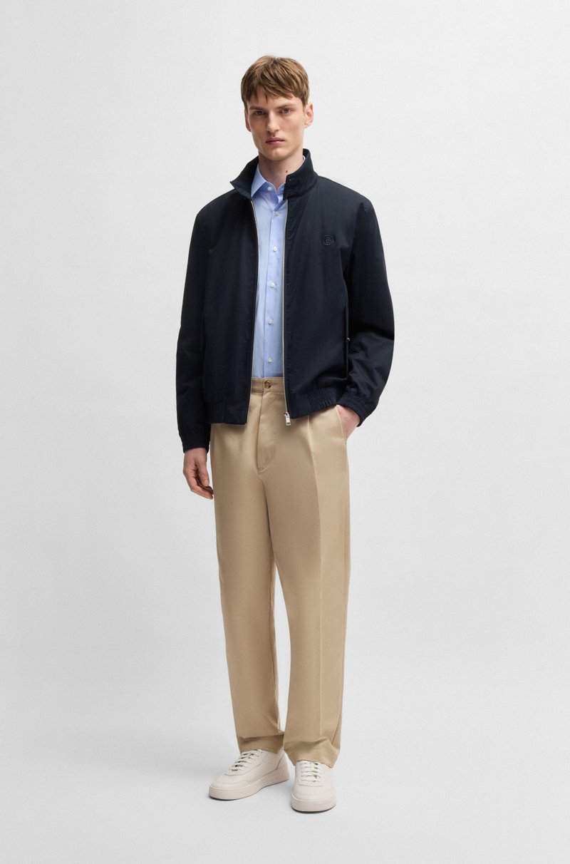 Hugo Boss Chaqueta De Algodón Con Monograma Double B