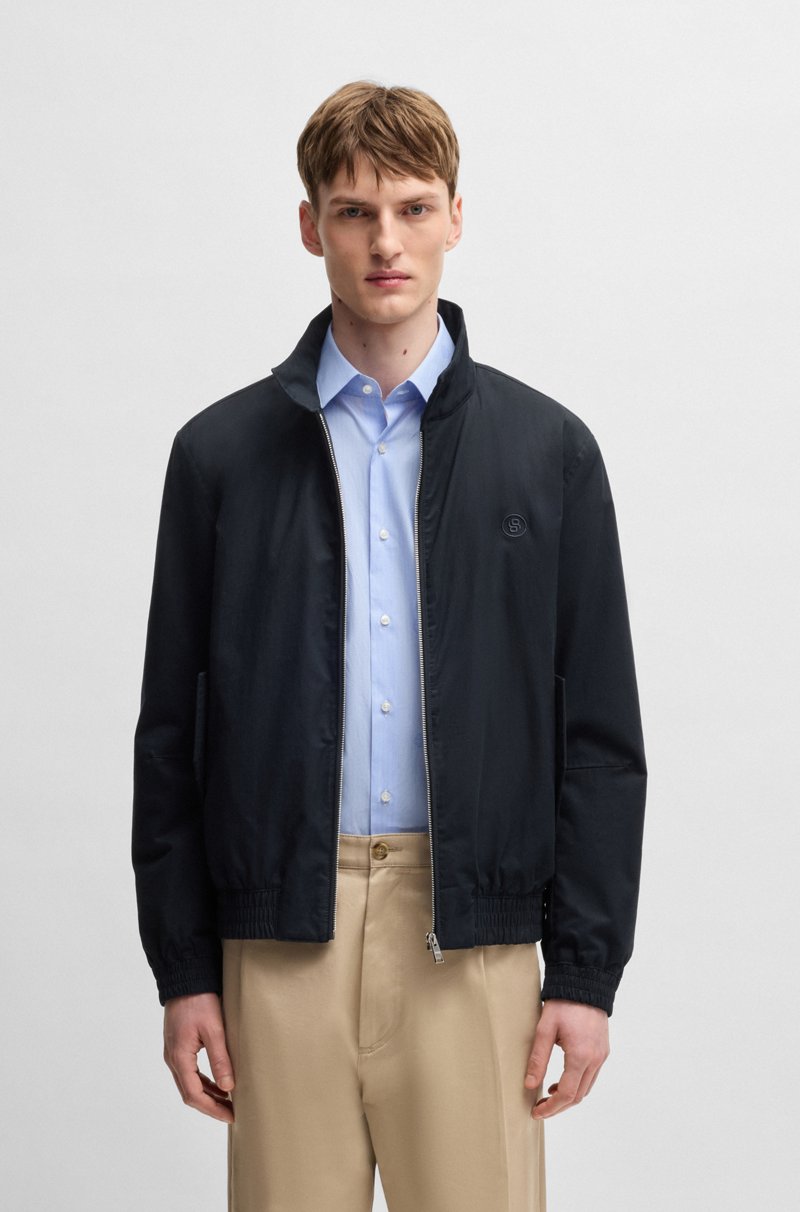 Hugo Boss Chaqueta de algodón con monograma Double B