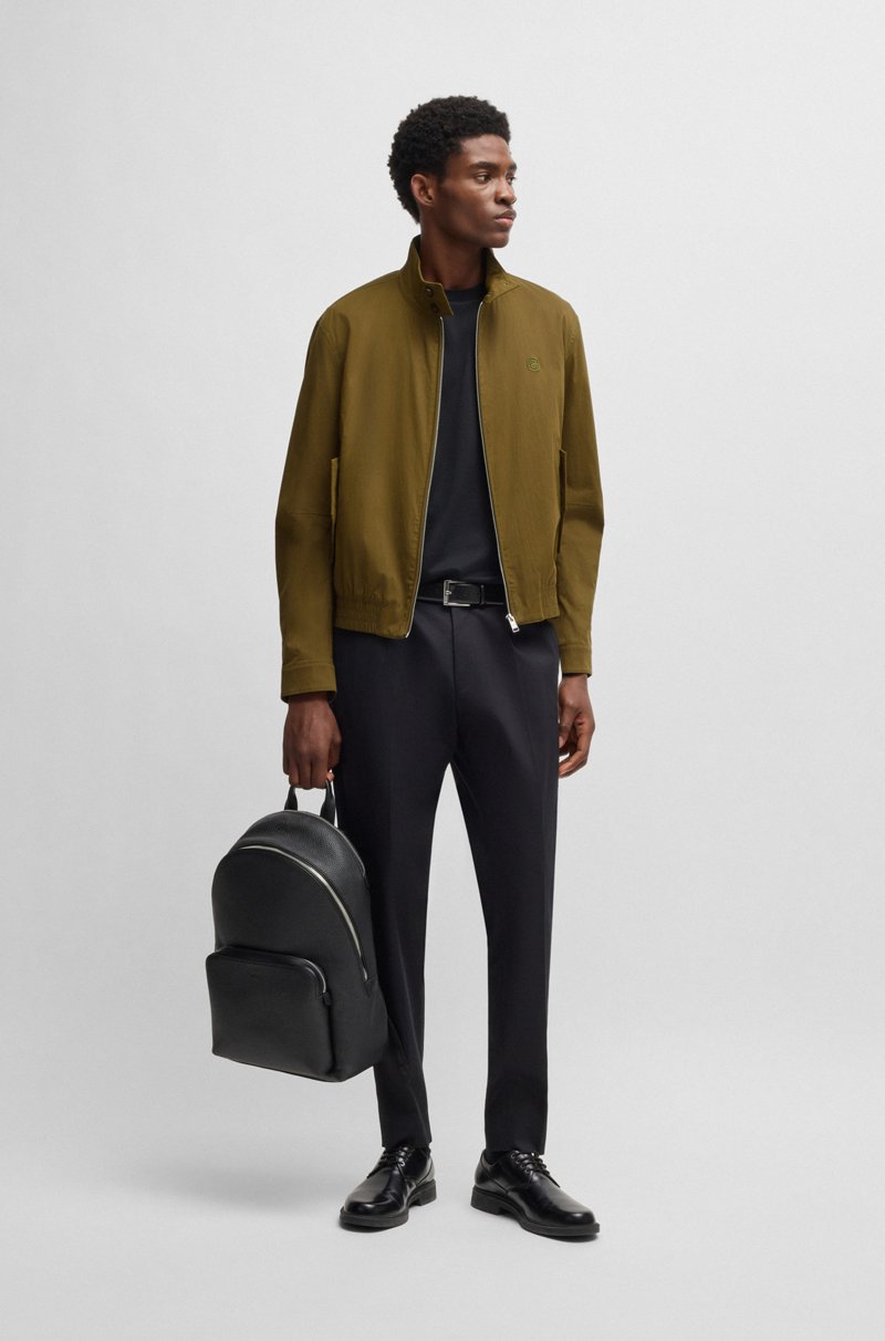 Hugo Boss Chaqueta De Algodón Con Monograma Double B