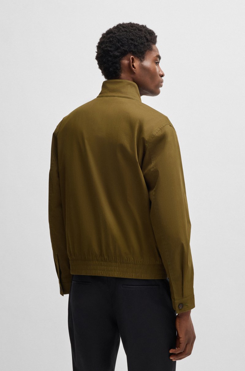 Hugo Boss Chaqueta De Algodón Con Monograma Double B