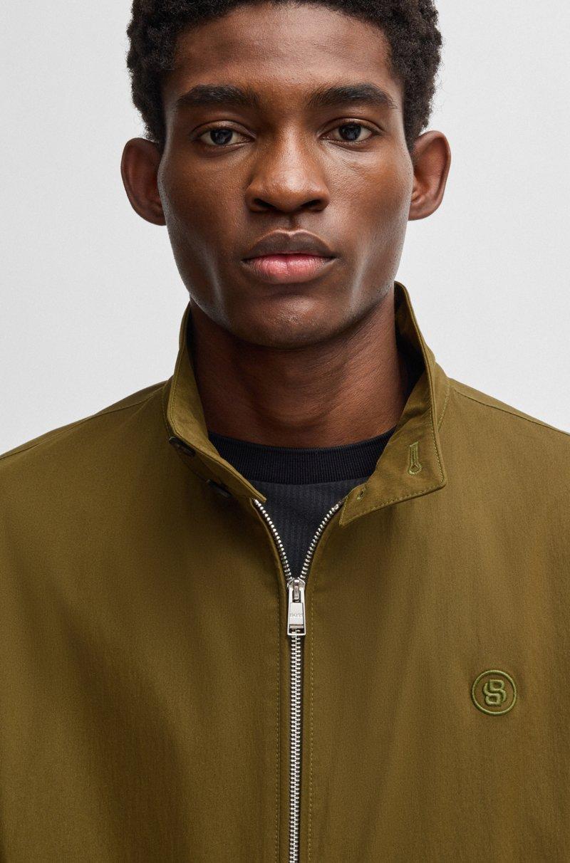 Hugo Boss Chaqueta De Algodón Con Monograma Double B