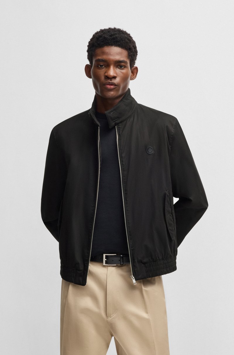 Hugo Boss Chaqueta De Algodón Con Monograma Double B