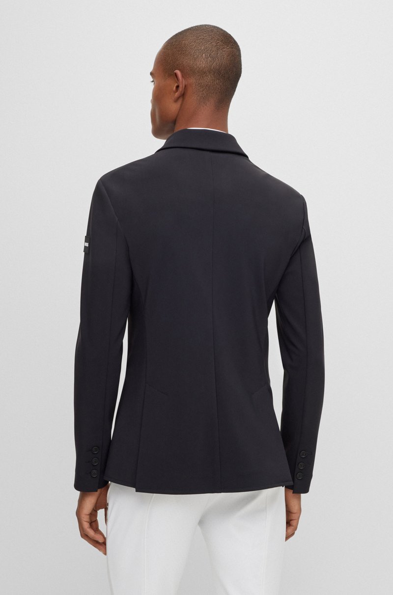 Hugo Boss Chaqueta De Equitación Para Exhibiciones Slim Fit Con Detalles De La Marca