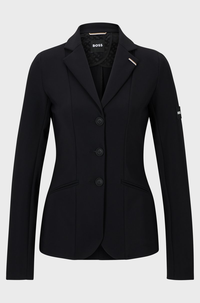 Hugo Boss Chaqueta de equitación slim fit para exhibiciones en material superelástico