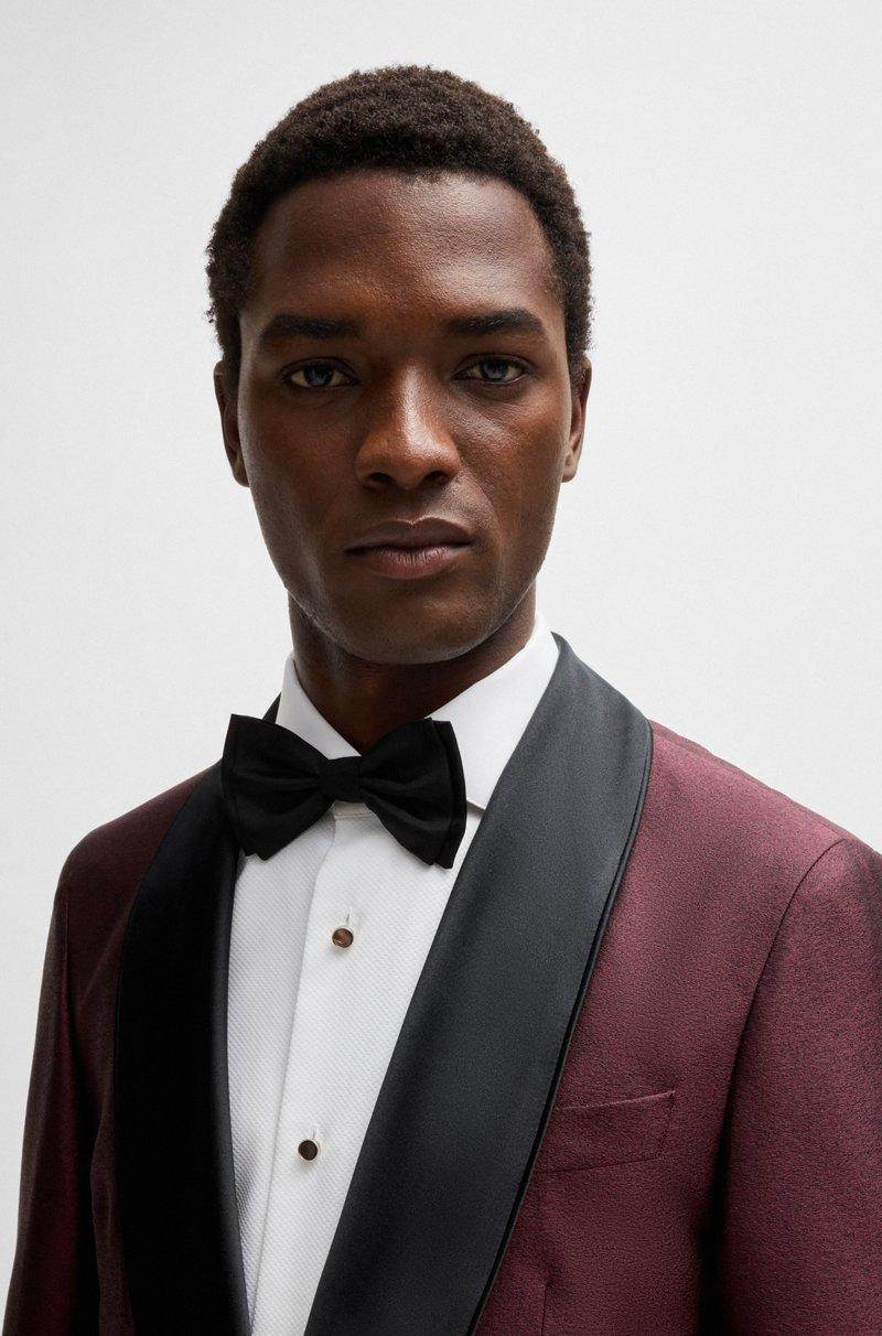 Hugo Boss Chaqueta De Esmoquin Slim Fit En Lana Y Seda