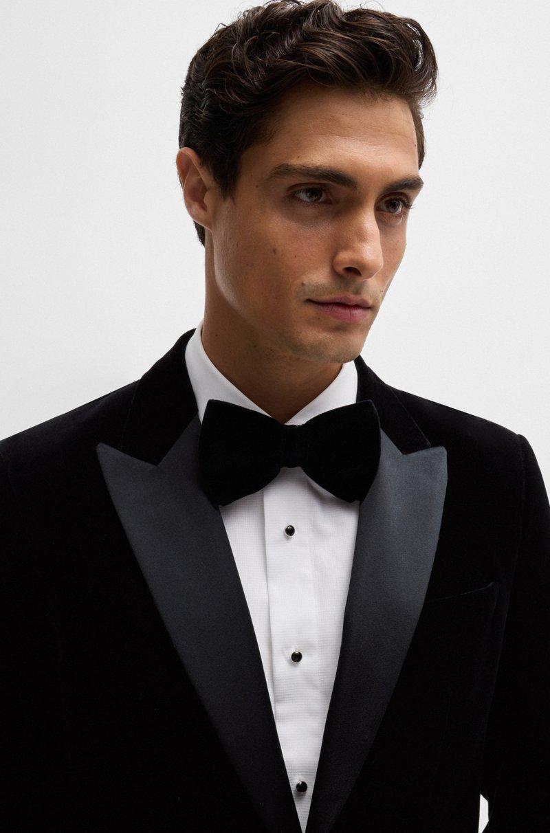 Hugo Boss Chaqueta De Esmoquin Slim Fit En Terciopelo De Algodón Puro