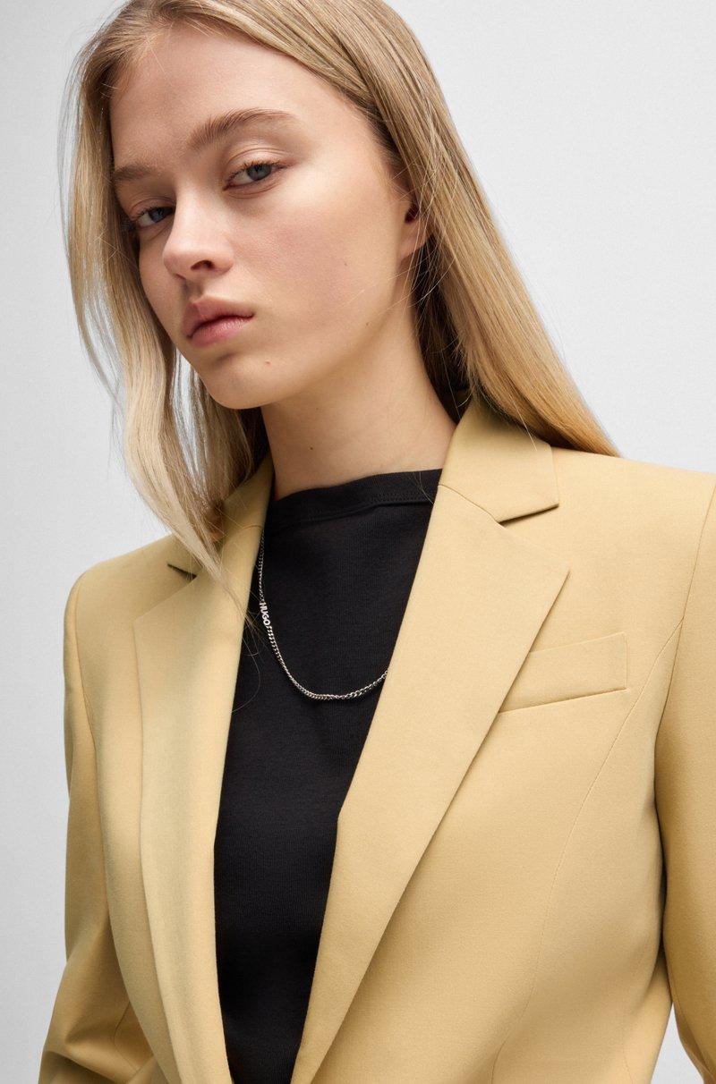 Hugo Boss Chaqueta De Largo Estándar En Material Elástico