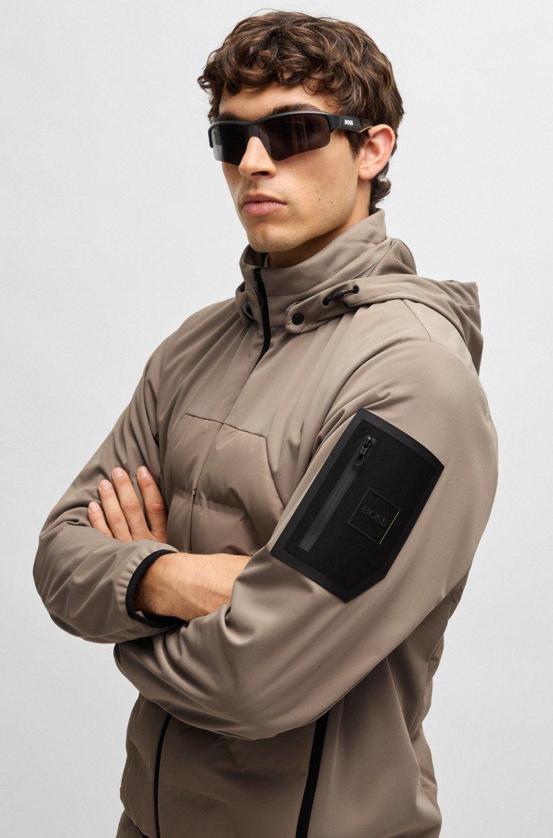 Hugo Boss Chaqueta De Plumón Con Acabado Repelente Al Agua Y Relleno Ligero