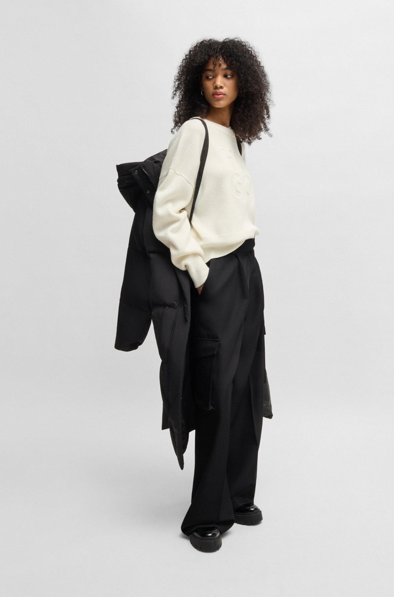 Hugo Boss Chaqueta de plumón repelente al agua con detalle del logo apilado