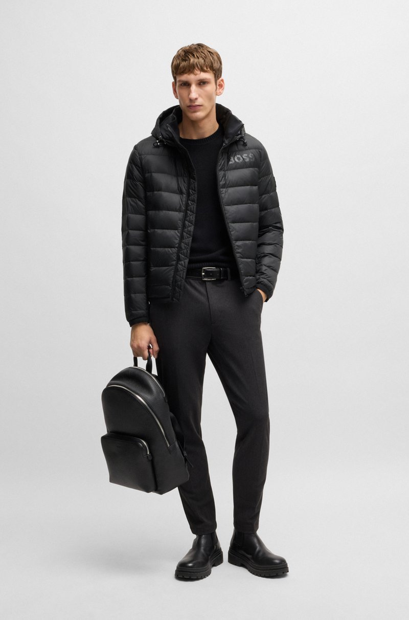 Hugo Boss Chaqueta De Plumón Repelente Al Agua Con Logo Tonal