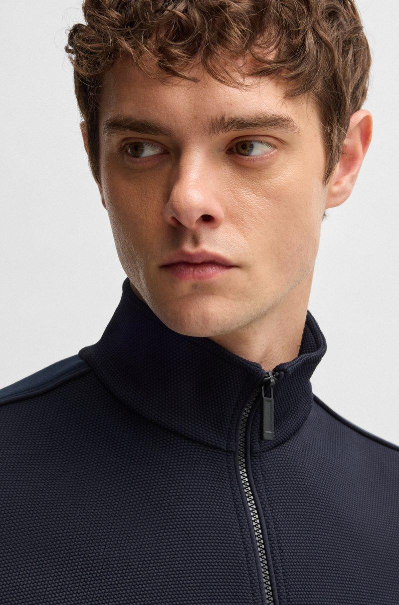 Hugo Boss Chaqueta De Punto BOSS X ASTON MARTIN Con Raya De Piel Calada