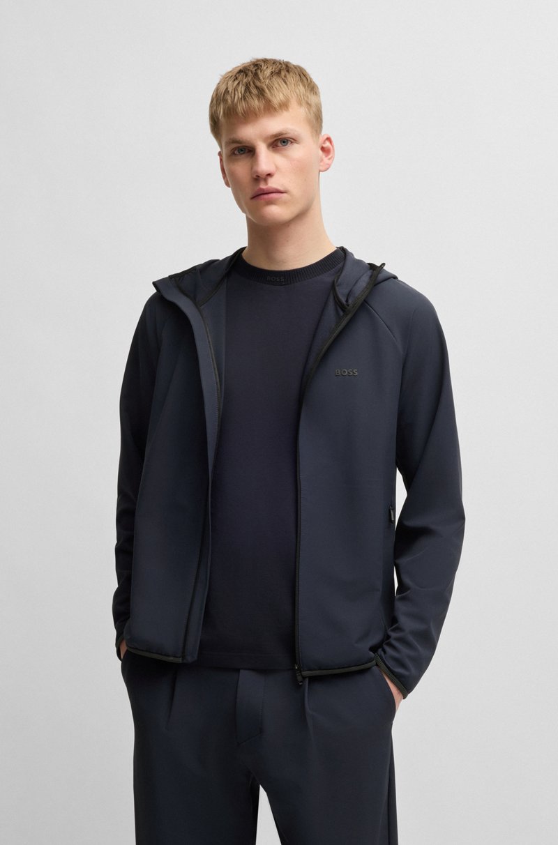 Hugo Boss Chaqueta de tejido multielástico repelente al agua