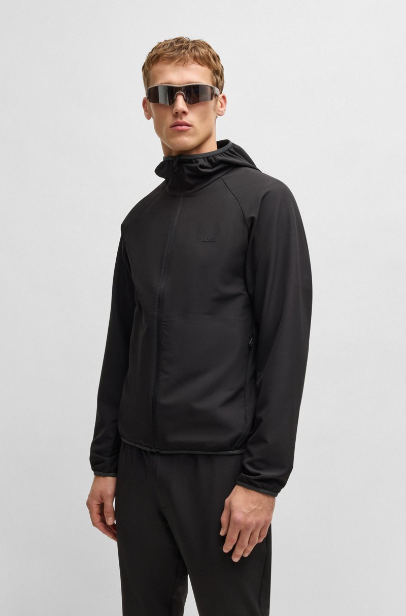 Hugo Boss Chaqueta de tejido multielástico repelente al agua