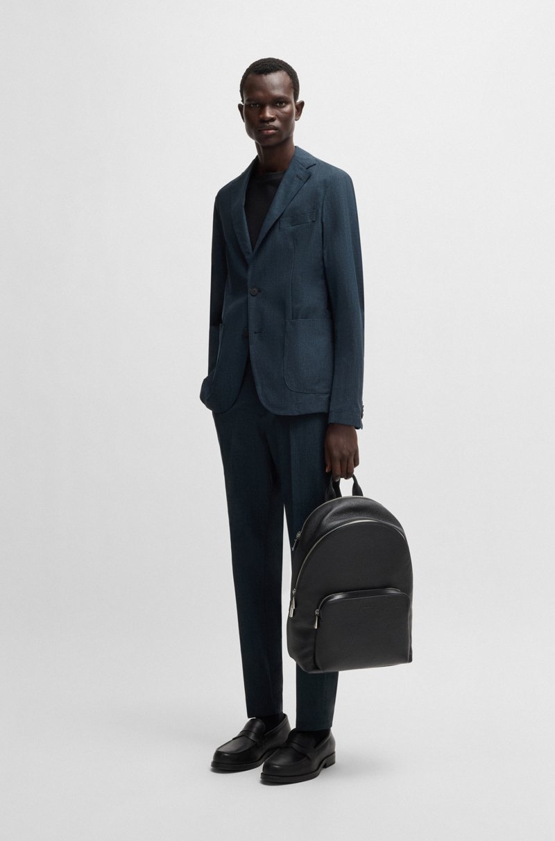 Hugo Boss Chaqueta De Traje Slim Fit Plegable De Tejido Repelente Al Agua