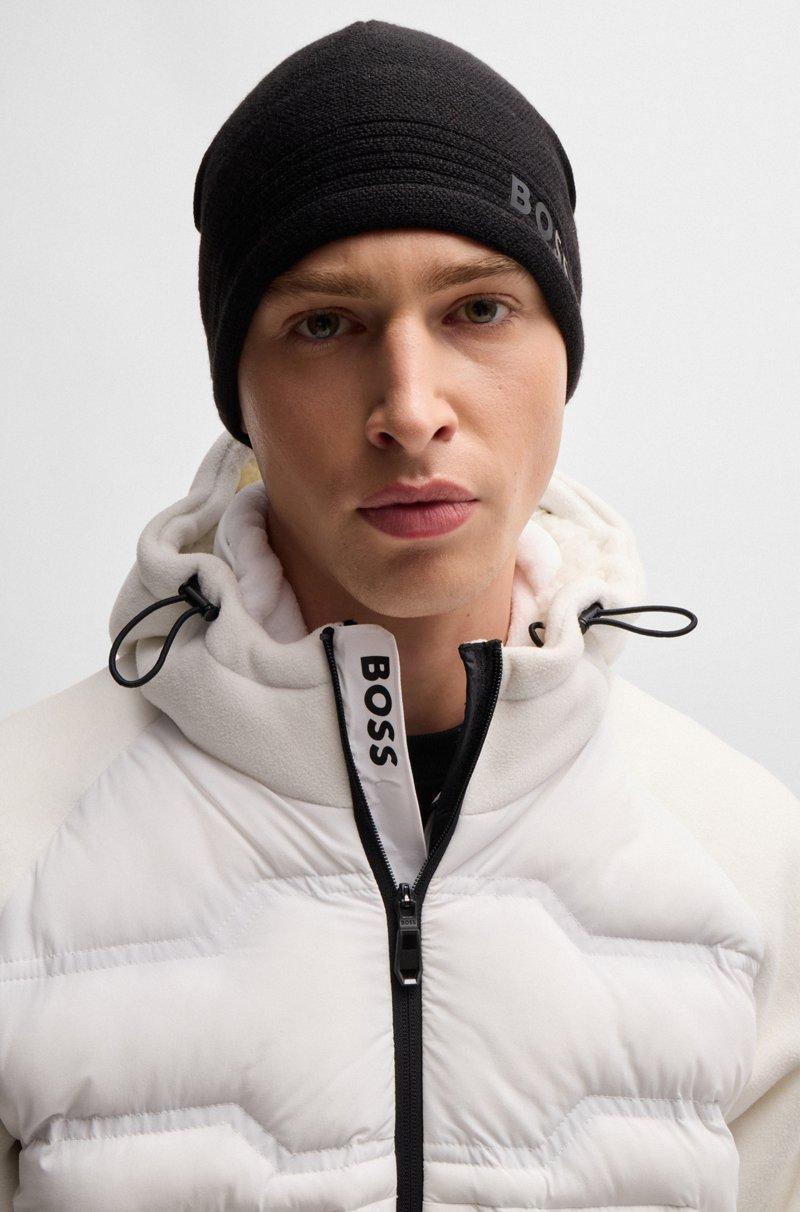 Hugo Boss Chaqueta En Mezcla De Materiales Con Parte Delantera Guateada