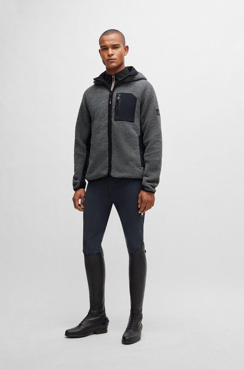 Hugo Boss Chaqueta Híbrida Con Capucha Para Equitación De Cómodo Peluche