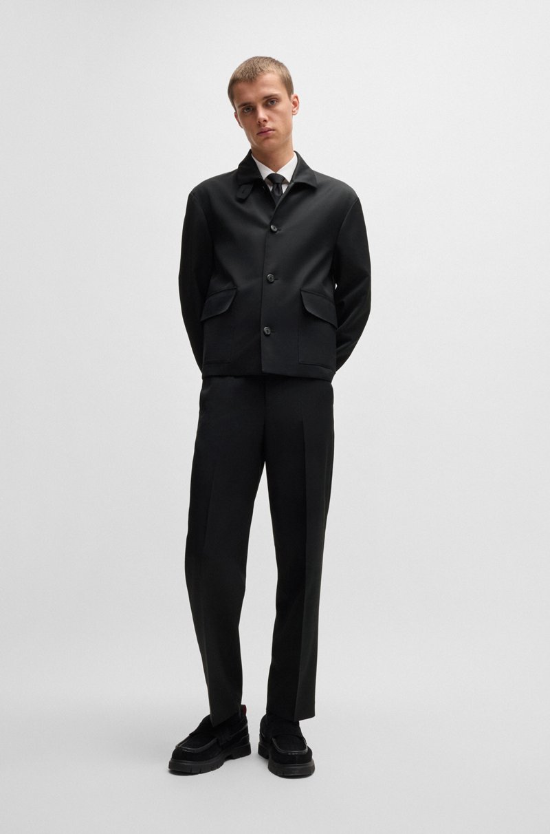 Hugo Boss Chaqueta HUGO FORWARD En Sarga De Mezcla De Lana