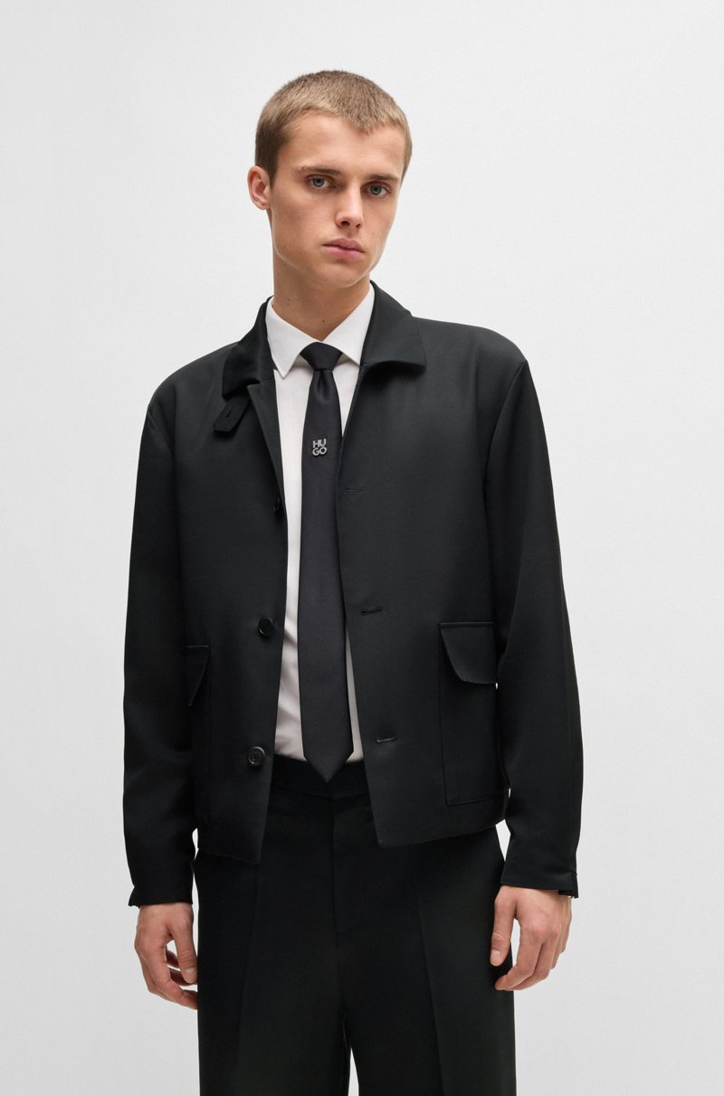 Hugo Boss Chaqueta HUGO FORWARD en sarga de mezcla de lana