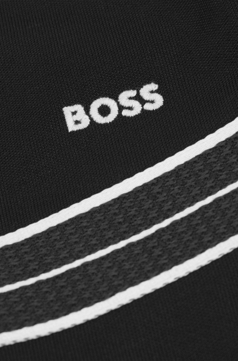 Hugo Boss Chaqueta Para Niños En Algodón Con Cremallera Y Ribetes De Espiga