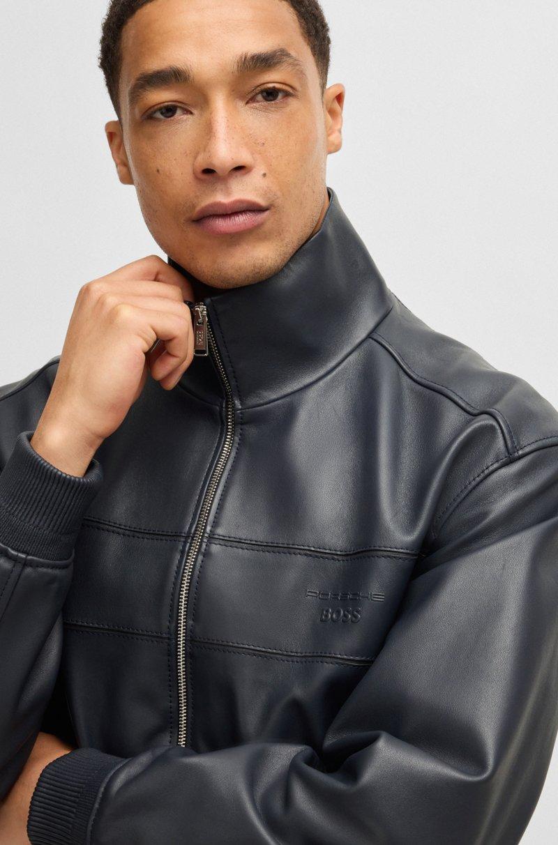 Hugo Boss Chaqueta Porsche X BOSS Regular Fit De Piel